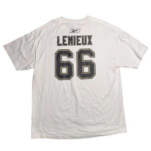 Pittsburgh Penguins Mario Lemieux #66 NHL Reebok Shirt (XL) Vintage Hockey